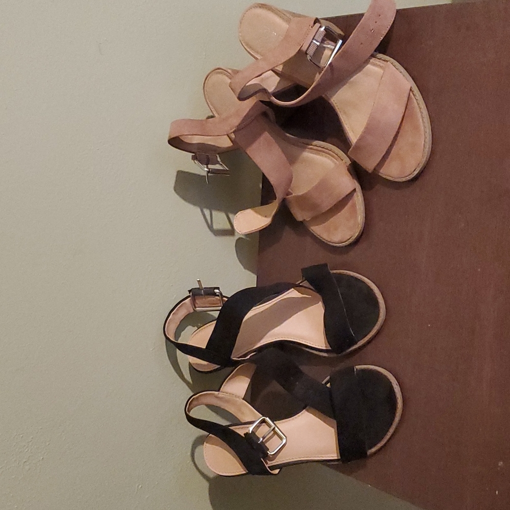 Heels, 2 colors, Light Taupe & Black